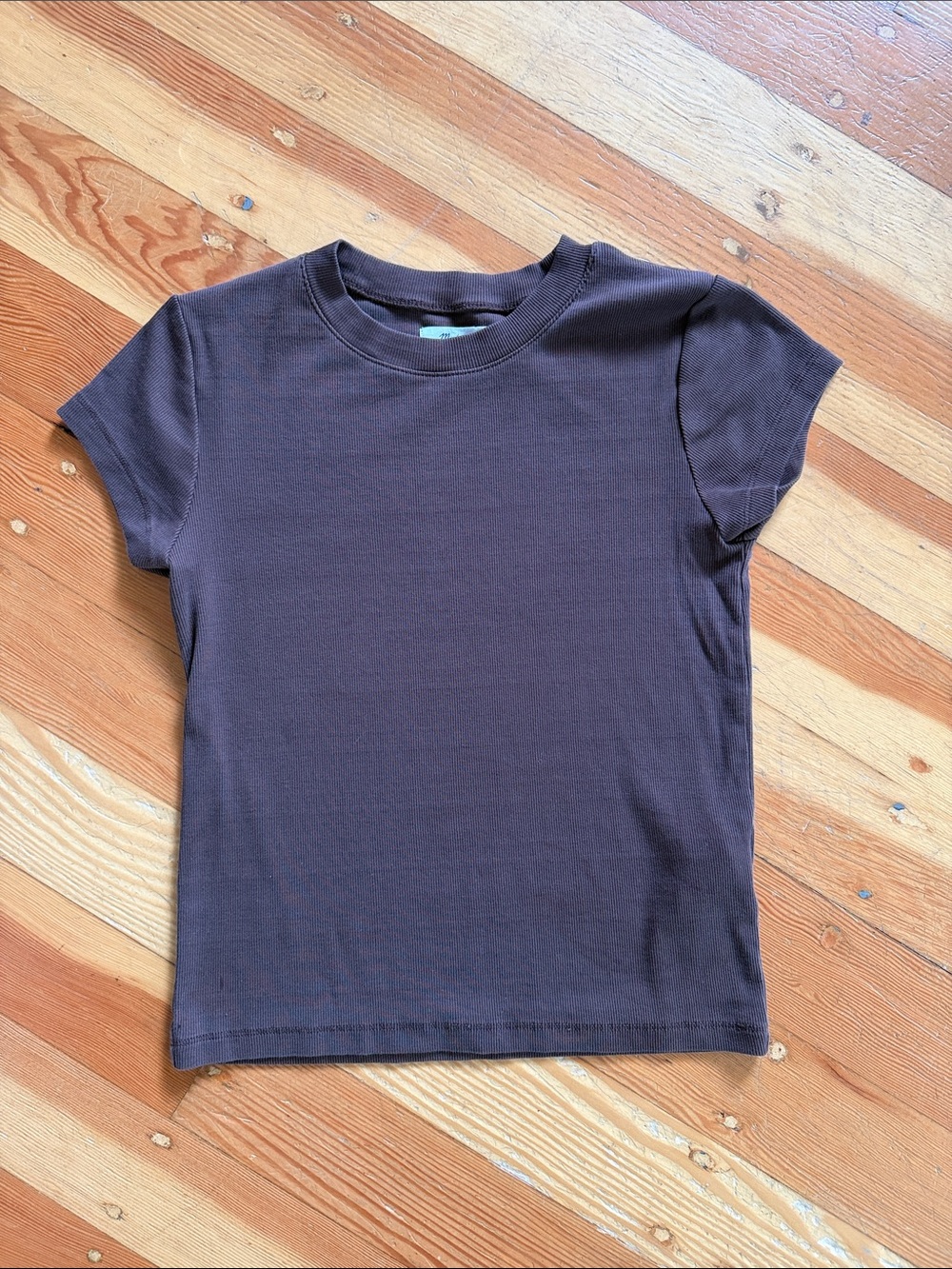 Madewell Short Sleeve Brown Short Sleeve Tee XS